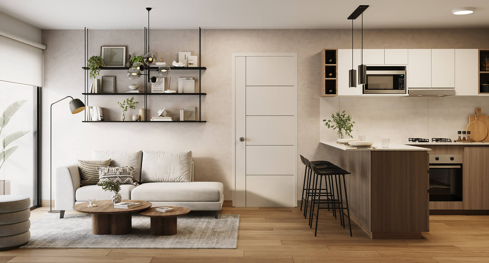 Sala y cocina